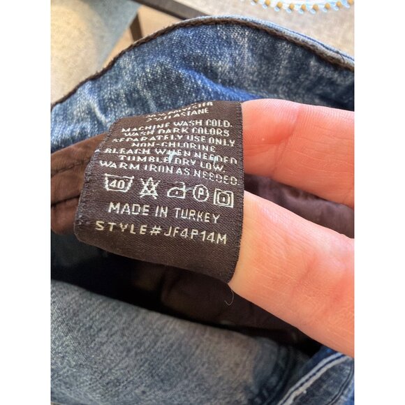 Jack Of Spades Mens High Roller Comfort Fit Straight Leg Jeans 33x32 Blue Denim - Picture 7 of 7